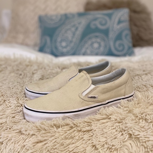 Vans Shoes - Cream/tan colored Vans